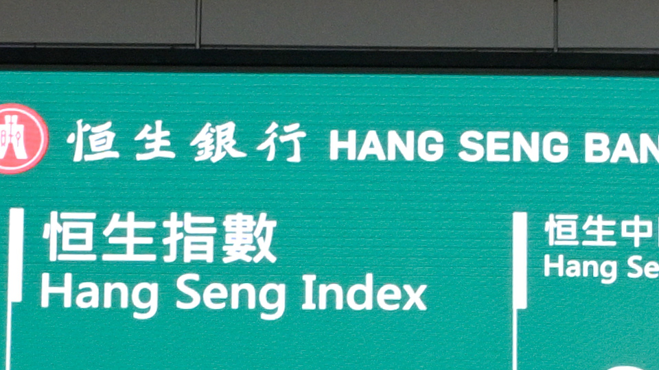 【港股收評】恒指跌1.35% 金融和地產股受壓