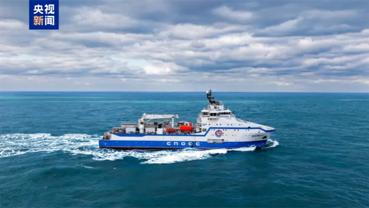 同類型全球最大！我國首艘大型壓裂船「海洋石油696」正式交付