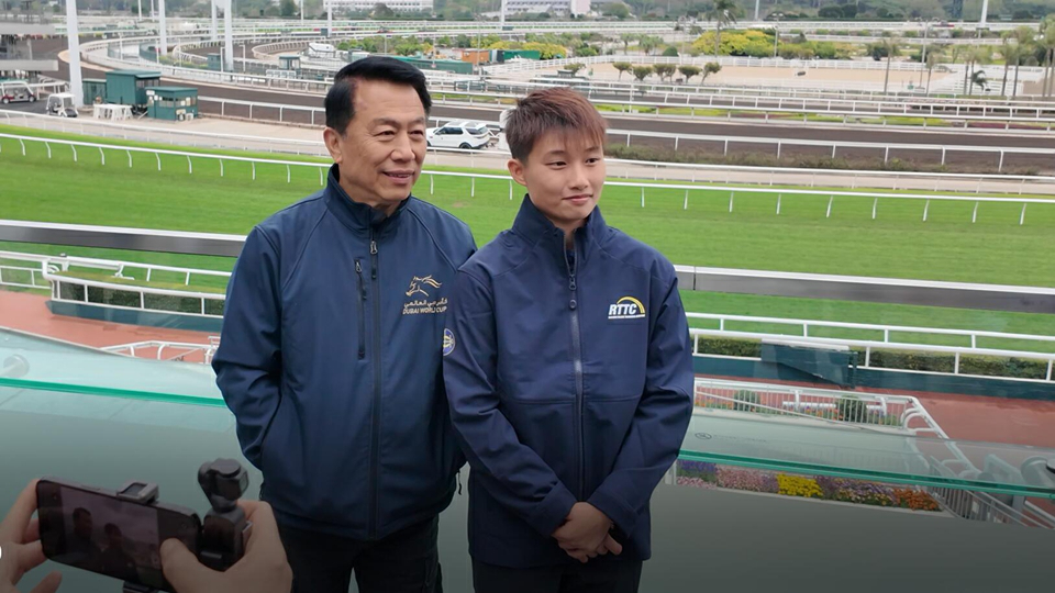 有片｜因北京奧運對賽馬產生興趣 袁幸堯4·1沙田馬場上陣