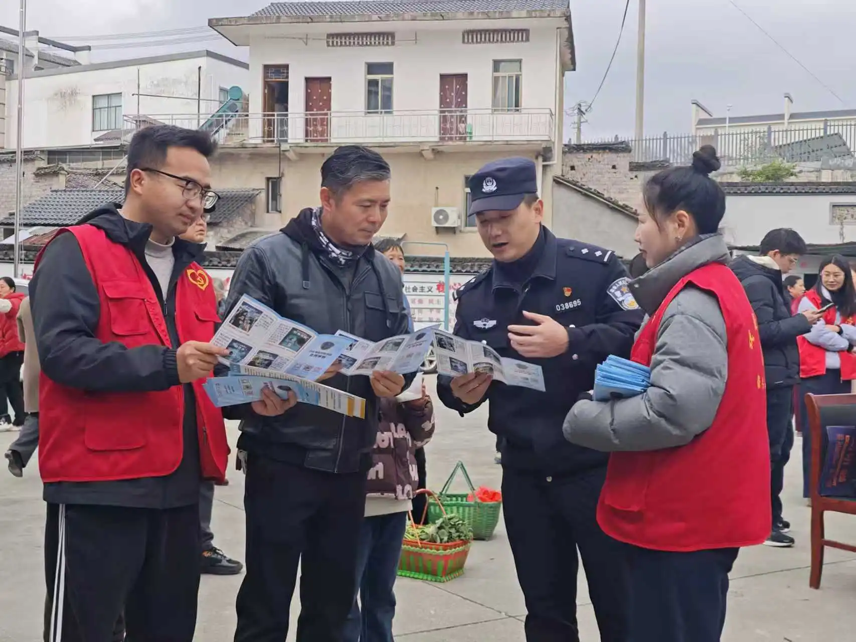 精準施措聯動發力  皖黟縣碧陽鎮反詐宣傳入人心