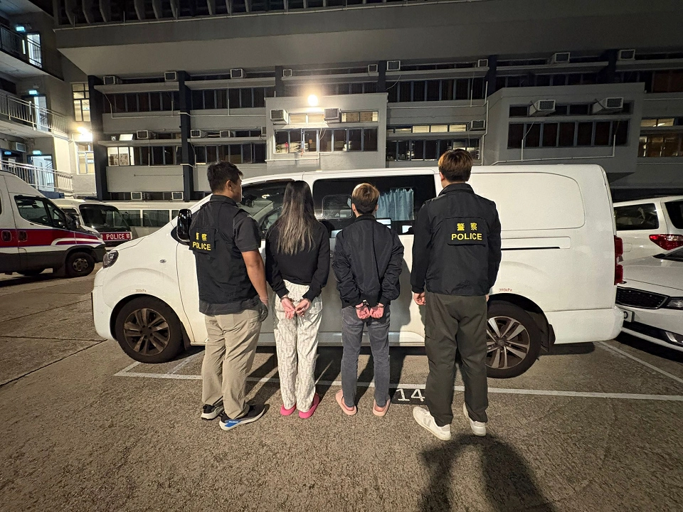 警方破旺角毒品儲存倉 拘兩人檢38萬元毒品