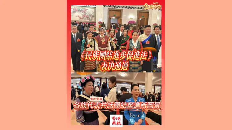 有片丨【全國兩會】《民族團結進步促進法》表決通過 各族代表共話團結奮進新圖景
