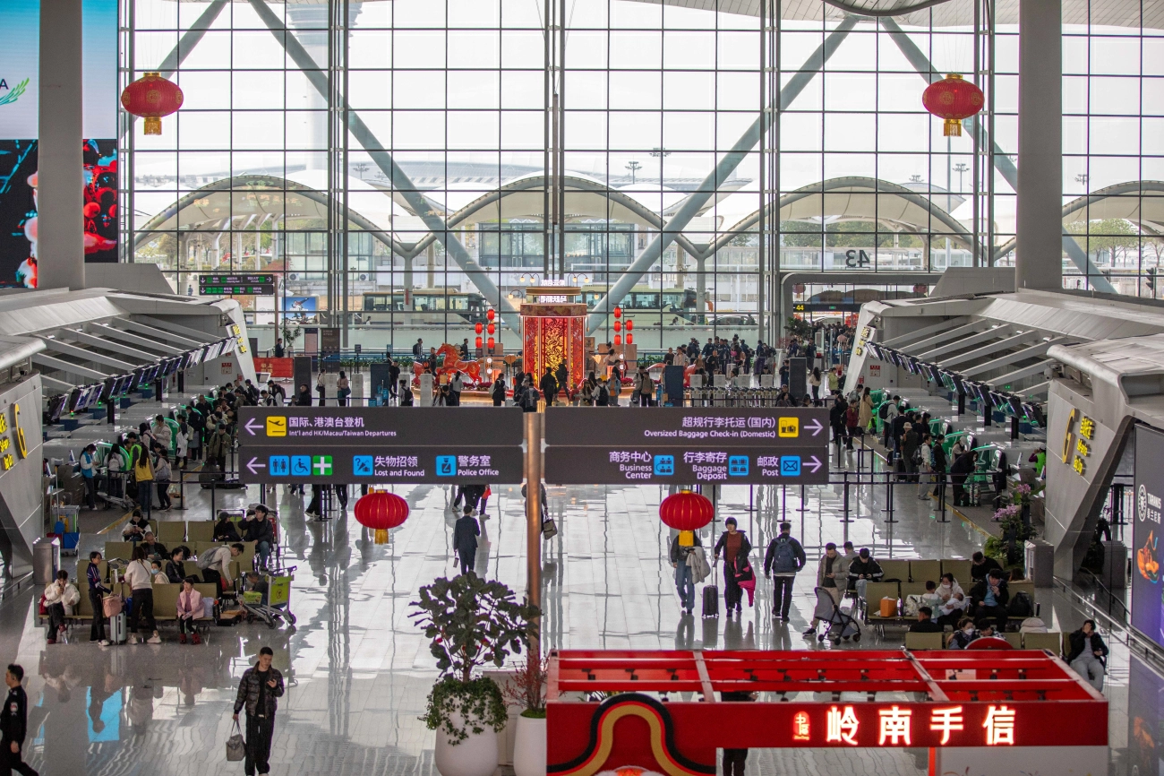 有片︱春運39天接送旅客1019萬人次 白雲機場成全國首個春運超千萬旅客的機場