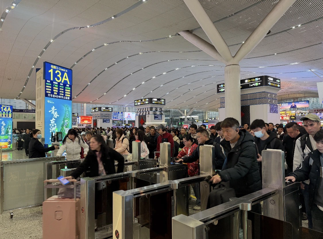  2026年春運圓滿收官   深圳鐵路累計運輸旅客超2400萬人次