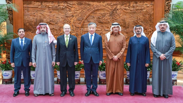 外交部副部長苗得雨集體會見海合會國家駐華使節