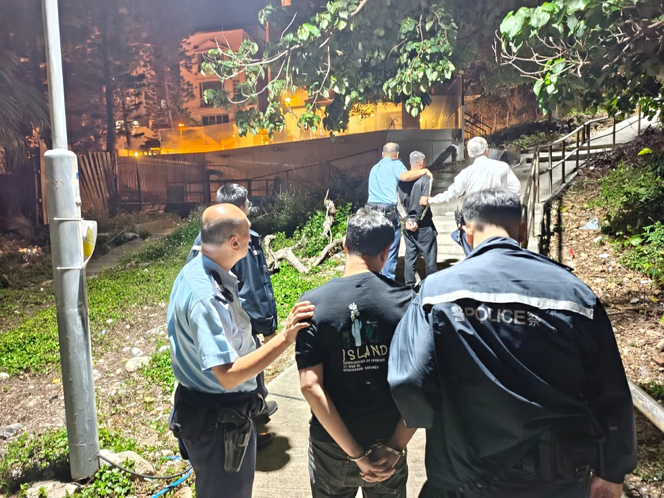 將軍澳反爆竊拘2內地男 聯合動員無人機巡查