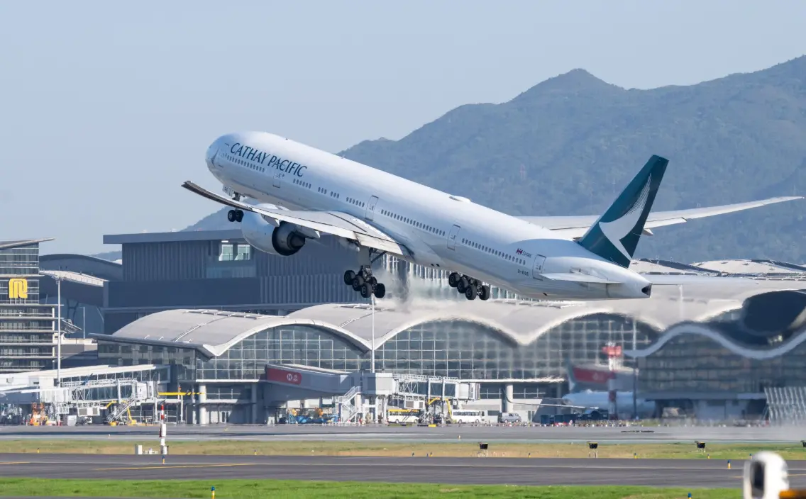 香港機場2月航空交通量雙位數增長