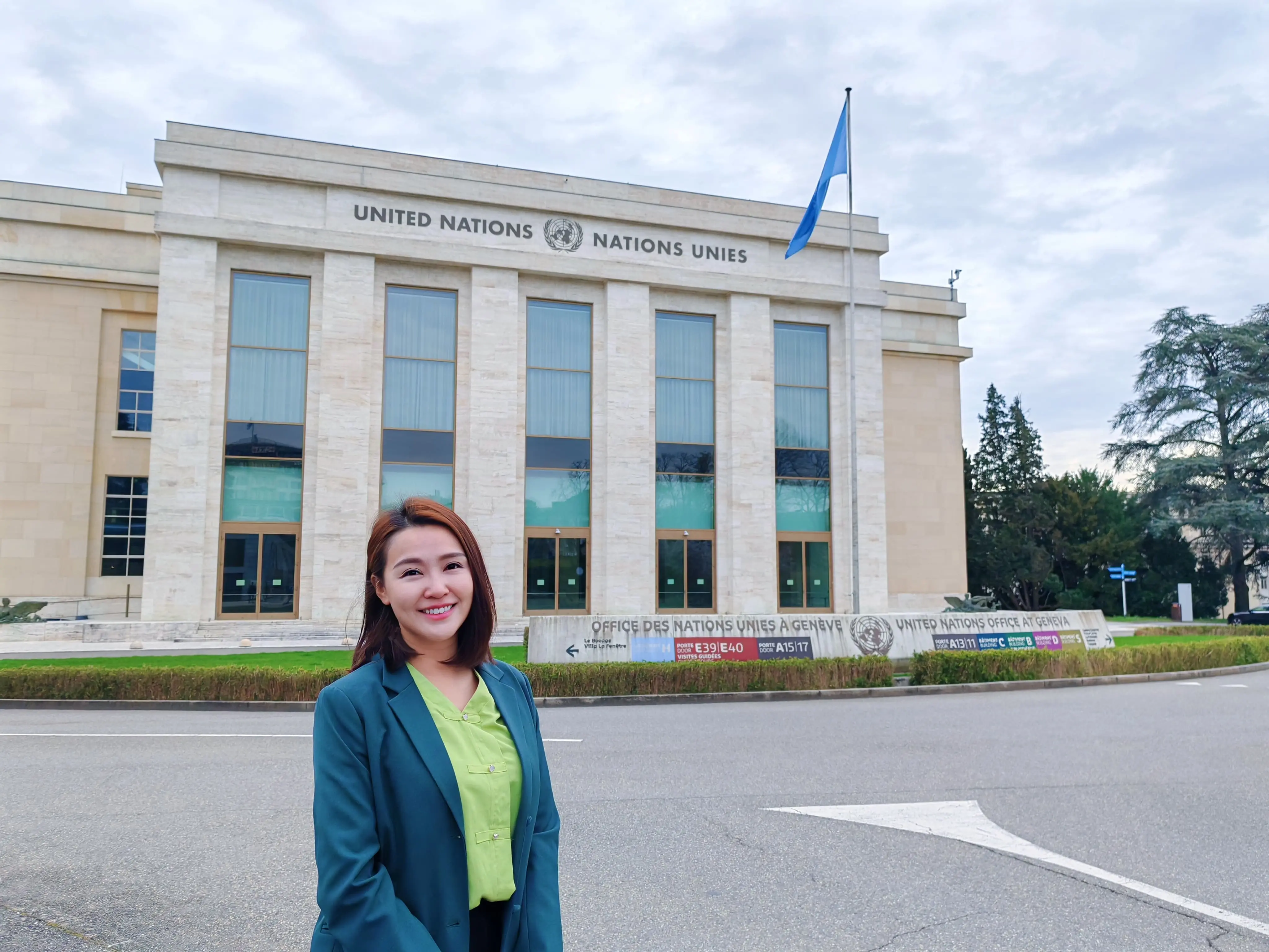 有片丨黃穎君參與聯合國會議：以教育守歷史真相 警惕日本軍國主義 守護和平人權