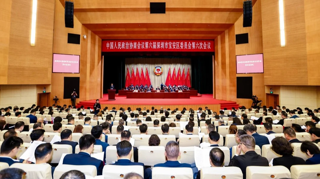 深圳寶安區政協六屆六次會議開幕