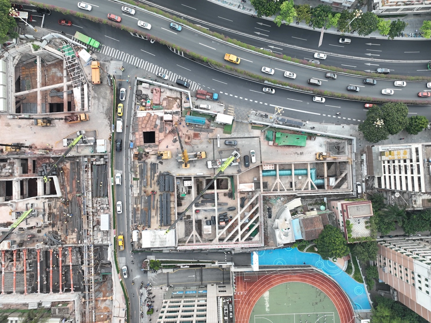 建設六馬路站換乘節點封頂  廣州地鐵更新在建線路進度條