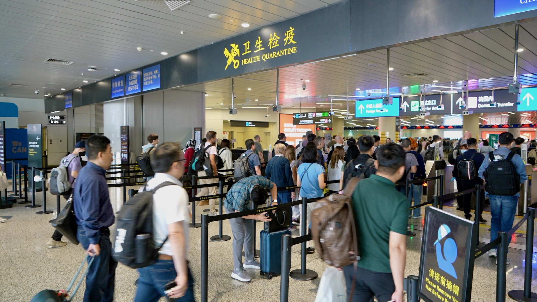   500萬人次  廣州白雲機場口岸今年進出境人數創歷史同期新高