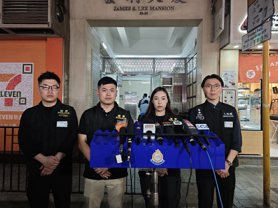 尖沙咀打擊非法賣淫 拘128人年紀最少15歲