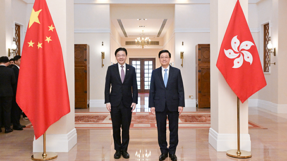 李家超晤新加坡總理黃循財 冀搭建對話及合作橋樑 實現雙贏