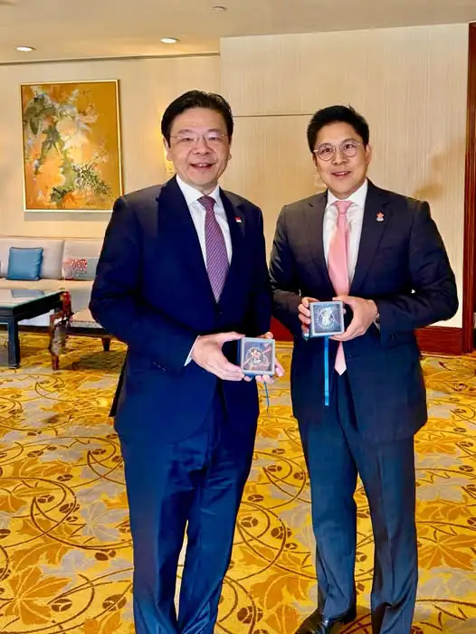 霍啟剛與黃循財共進早餐 期待兩地攜手並進 開創更大機遇