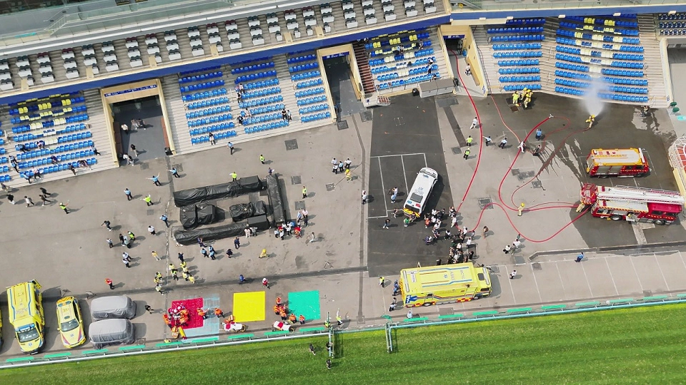 警方跨部門重大事故演習 提升應變能力