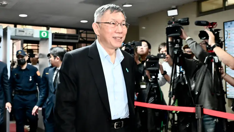 台灣民眾黨集會聲援柯文哲 柯強調絕不投降