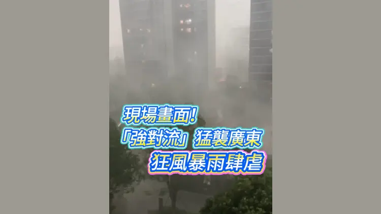 有片︱現場畫面！「強對流」猛襲廣東 狂風暴雨肆虐