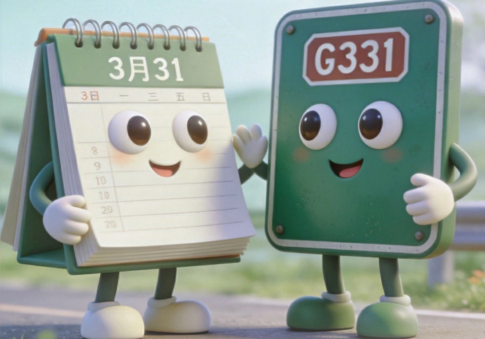 今天，和G331「撞衫」了！