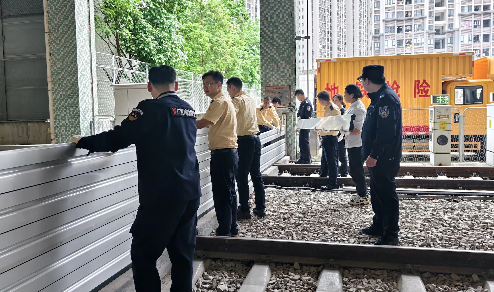 排查覆蓋6842處  廣州地鐵築牢汛期安全防線