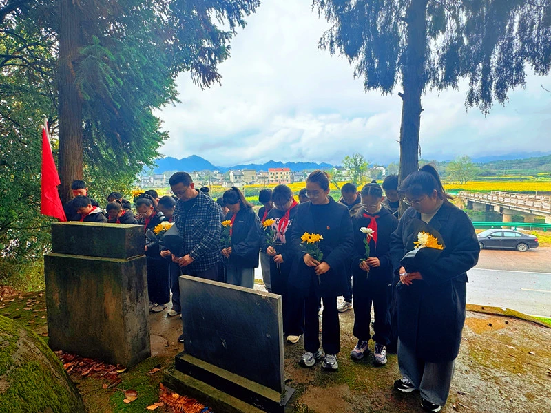 皖休寧縣：緬懷革命先烈 傳承紅色基因