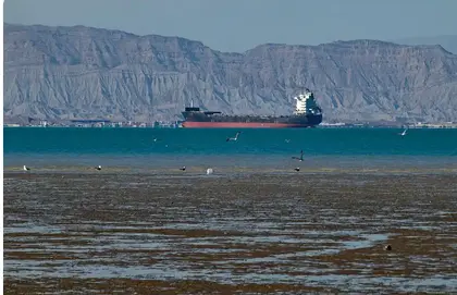 日本公司一艘液化天然氣運輸船通過霍爾木茲海峽