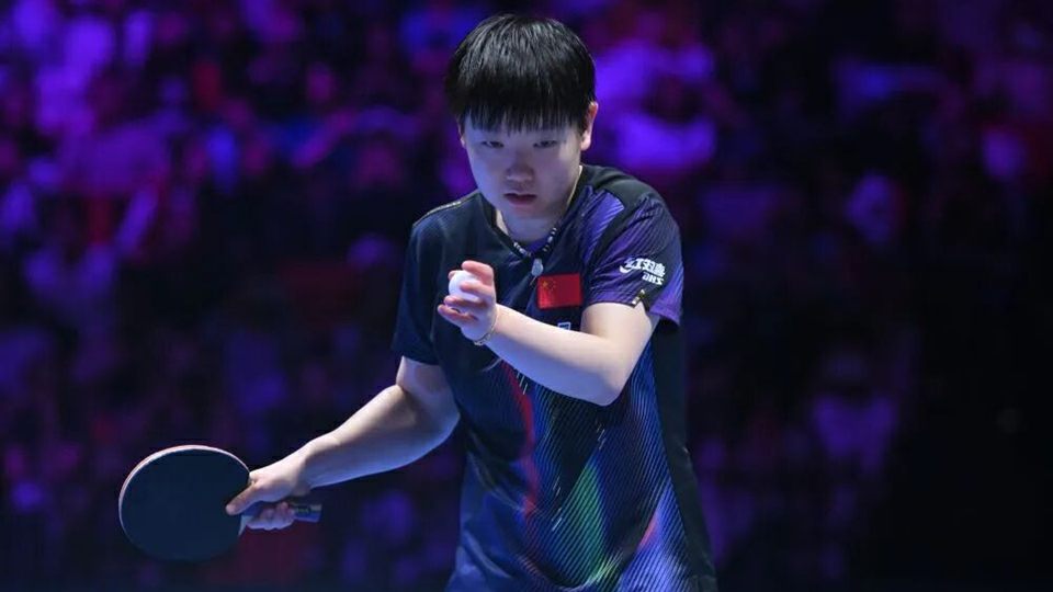 4比1戰勝王曼昱 孫穎莎實現世界盃3連冠