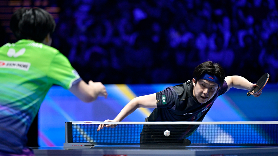 4比3逆轉日本選手鬆島輝空 王楚欽首奪世界盃冠軍