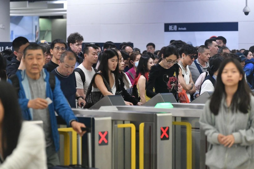 復活節清明節長假期結束 西九龍高鐵站現回港人潮