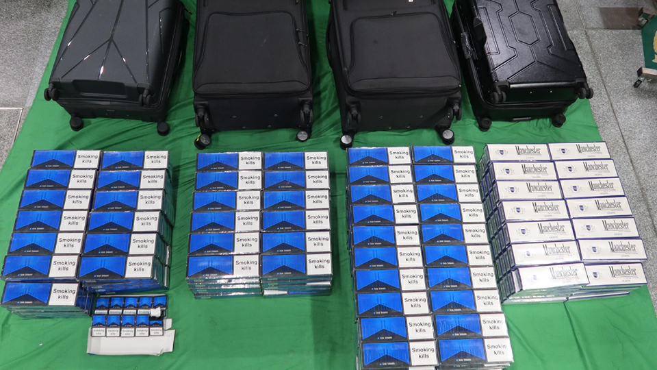 非法攜帶5.88萬支未完稅香煙抵港 男子被判囚6月罰款500元