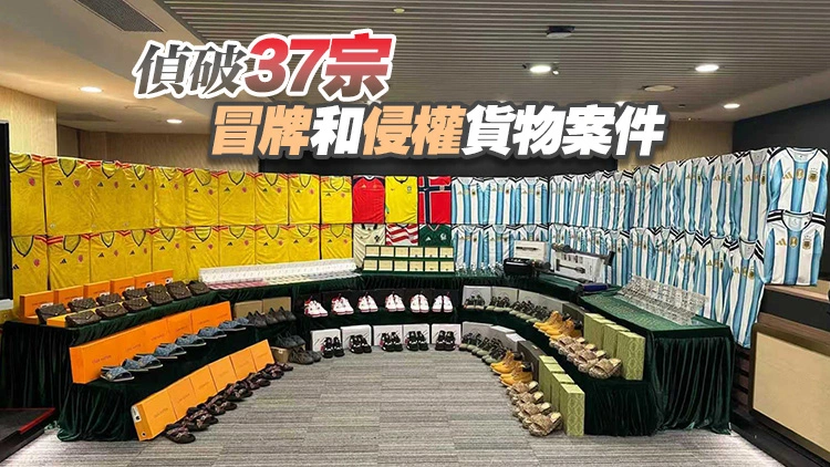 海關檢獲11萬件冒牌貨 市值6400萬元 拘捕3人