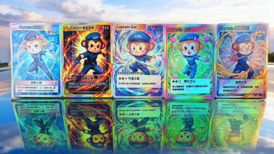 懲教署推出遊戲卡 推廣國安信息