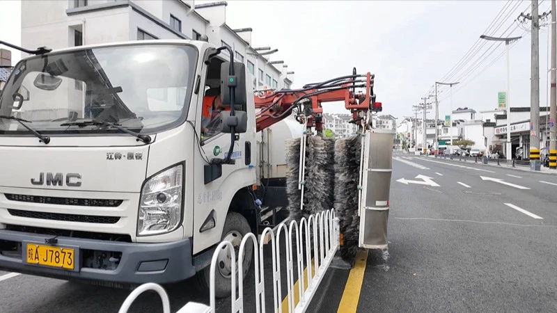 皖黟縣：智能環衛「上崗」賦能城市精細化治理