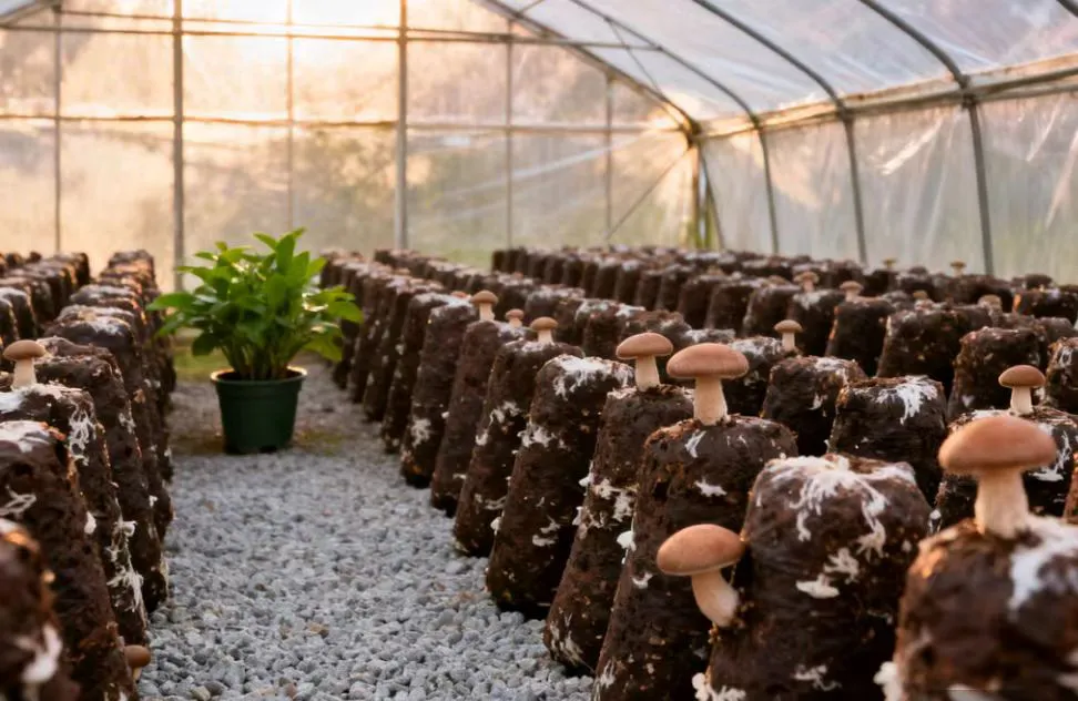山西和順：菌香漫大棚 致富暖鄉村
