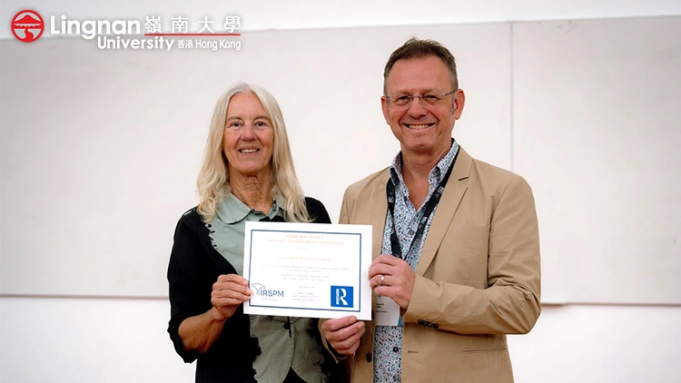 全港首位!嶺大傑出學者Richard M. Walker教授榮膺「國際公共管理研究會」終身成就獎