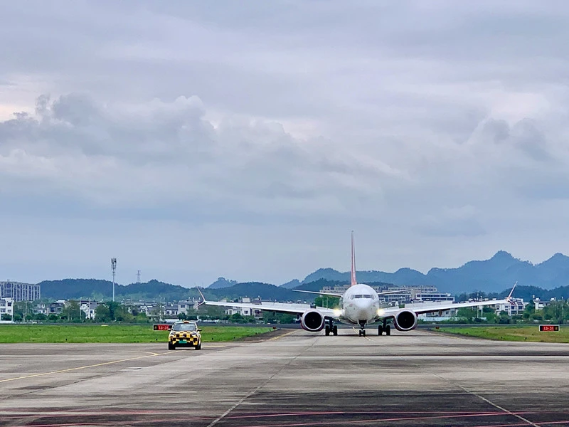 黃山入境航線網絡再擴容 屯溪國際機場迎來「仁川=黃山」首航