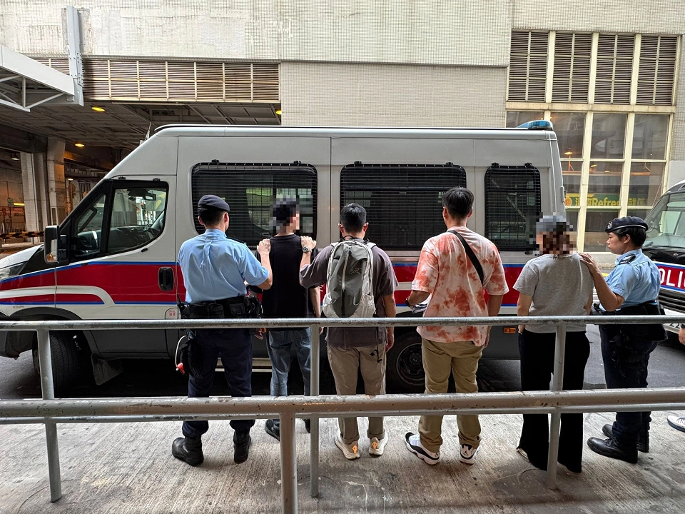 警方新界南打擊黑工掃黃 出動無人機拘19人