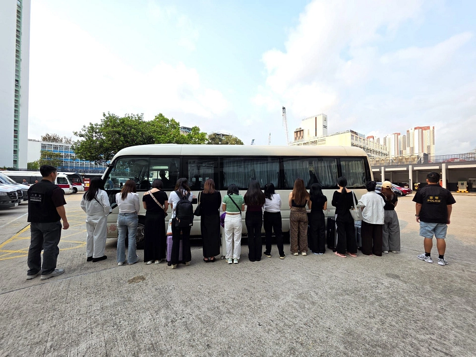 警方元朗打擊非法賣淫拘28人