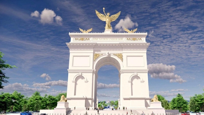 白宮：特朗普將提交「美國凱旋拱門」建設計劃