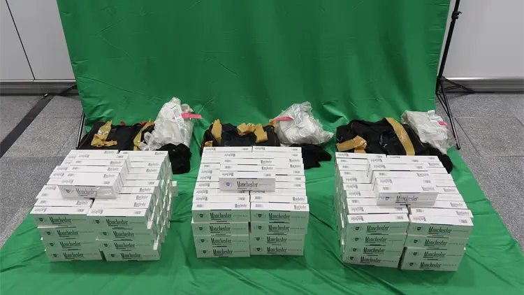 8名入境旅客進口及處理未完稅香煙罪成判囚