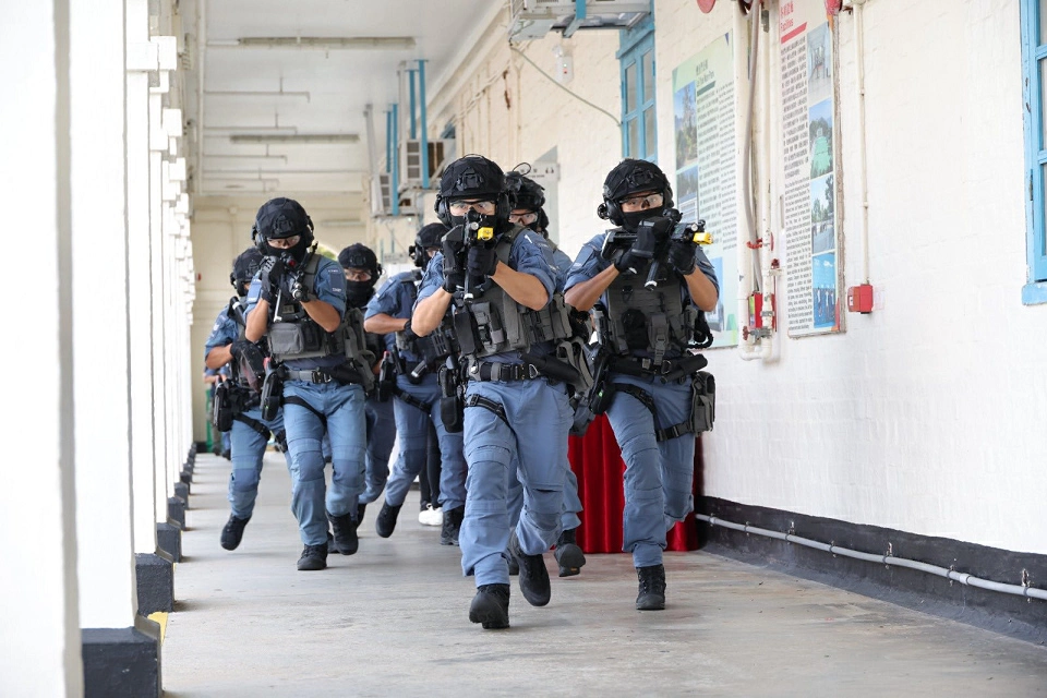 警方鯉魚門跨部門反恐演習 宣傳反恐及應變訊息