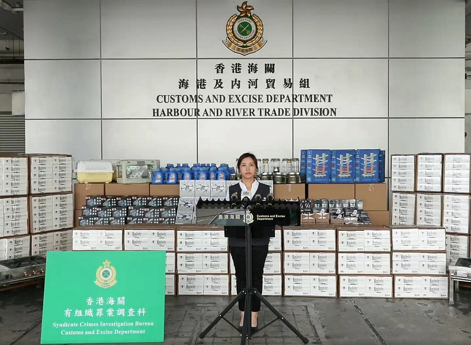 海關破遠洋船走私案 檢獲2000萬元貨物