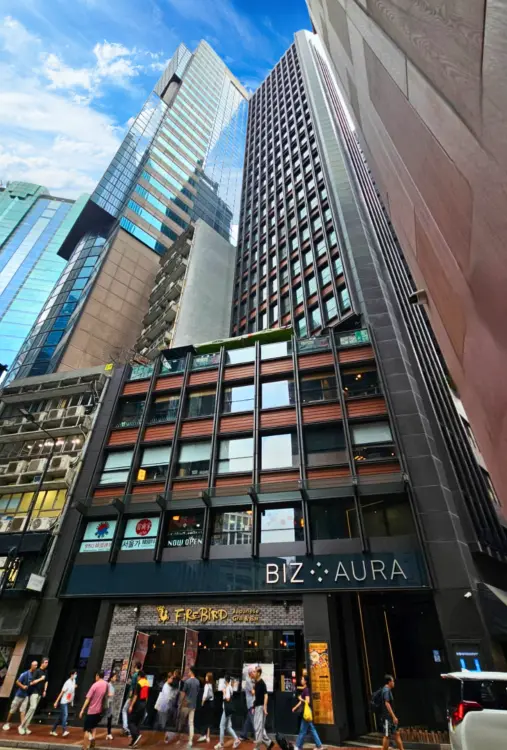 銅鑼灣全幢商廈BIZ AURA連租約招標放售