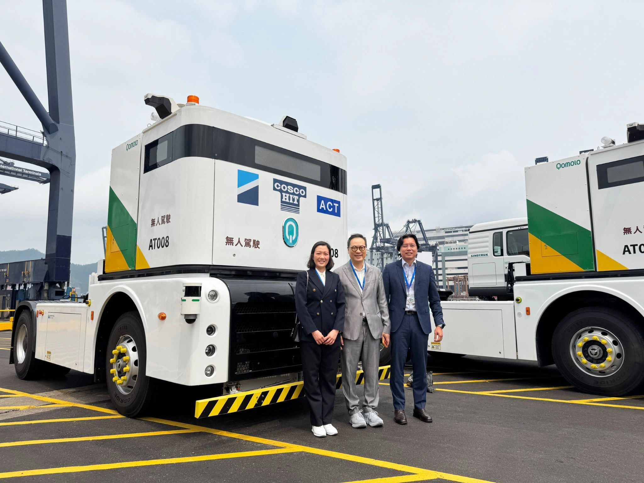 和記電訊香港 5G 支援全港首批無人駕駛拖車