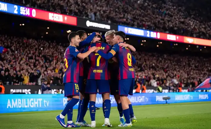 西甲綜合：巴薩小勝塞爾塔 亞馬爾傷退成隱憂 