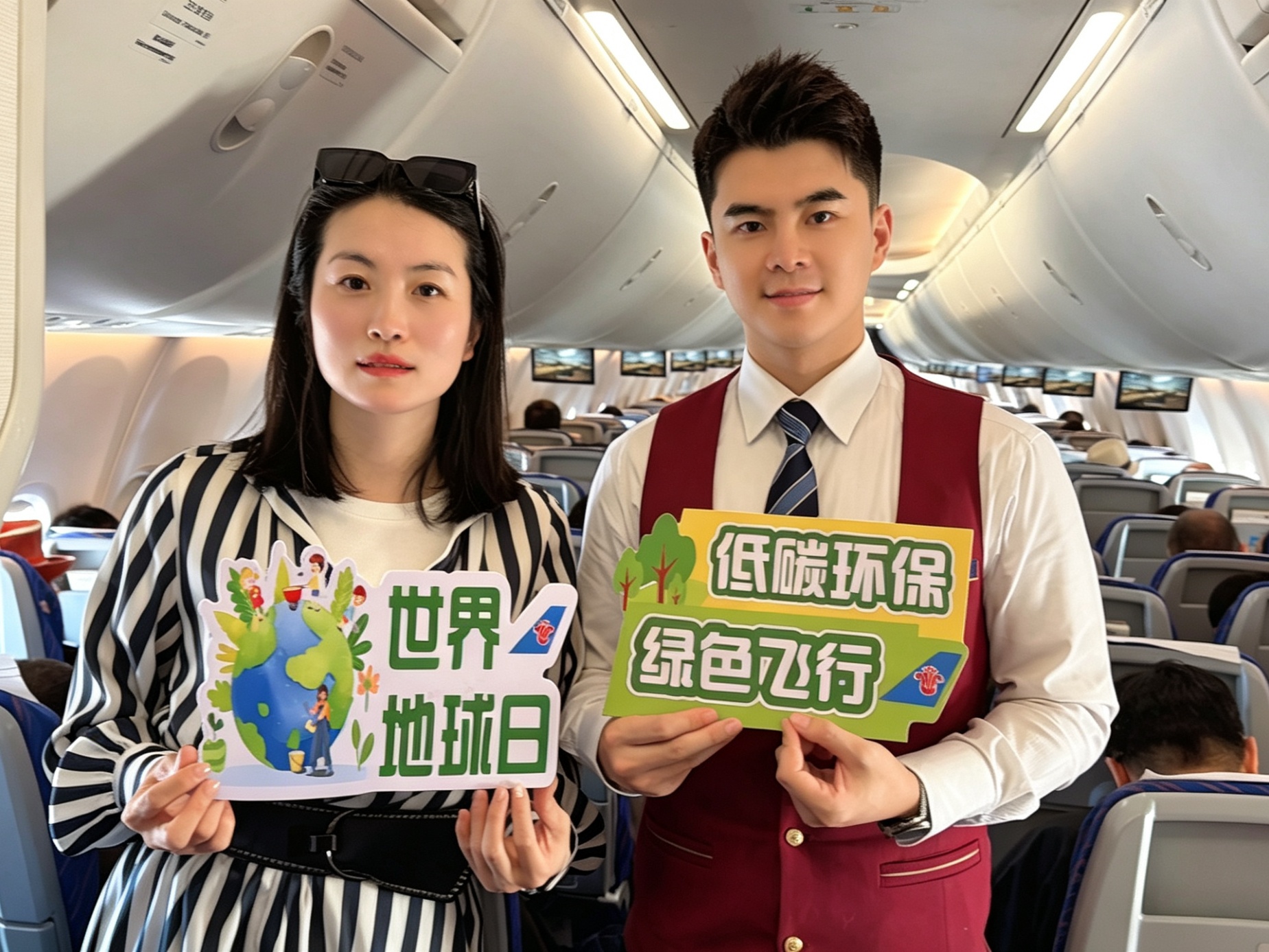 南航新疆分公司開展「低碳環保，綠色飛行」主題航班活動