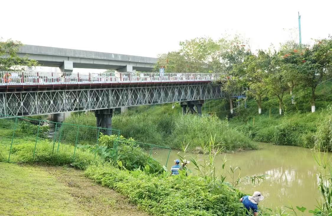 中交二航局北二環改擴建TJ1標項目     蘿崗高架橋施工取得兩項關鍵進展