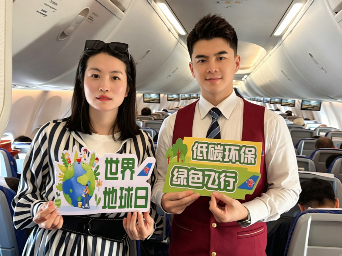 南航新疆分公司開展「低碳環保，綠色飛行」主題航班活動