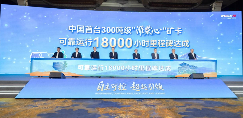 中國首台！濰柴300噸級礦卡動力通過18000小時驗收