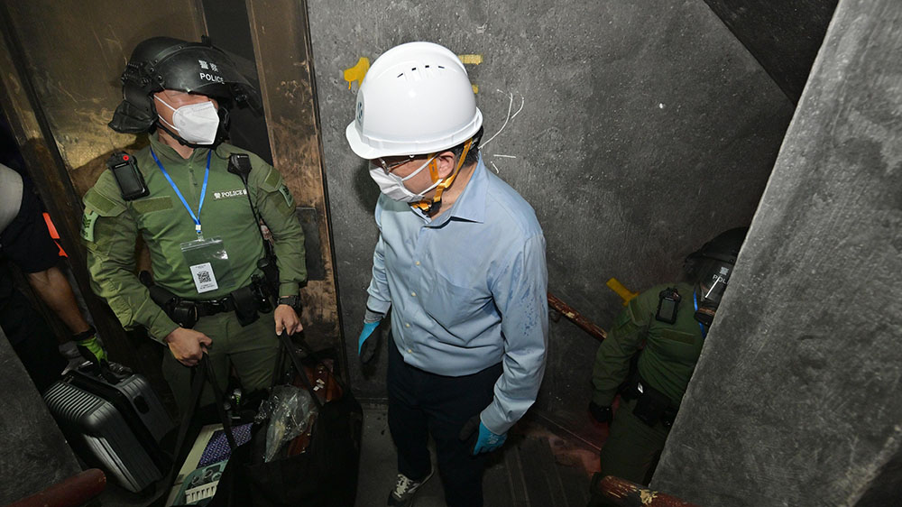 宏福苑善後｜第六日459人上樓 全政府動員 居民執拾順暢