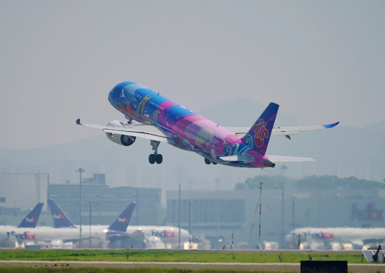 有片︱C919「大美灣區號」國產大飛機首飛合肥